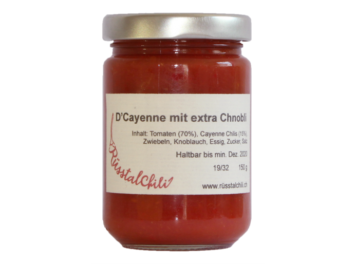 D’Cayenne mit extra Chnobli