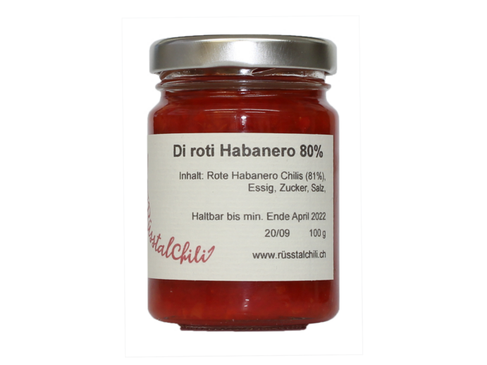 Di roti Habanero 80%