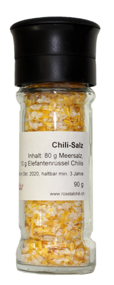 Chili-Meersalz-Müli, Elefanterüssel