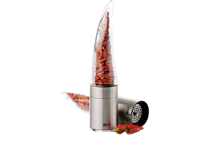 Chilischnider Pepe gefüllt mit O&#039;odham Chiltepin