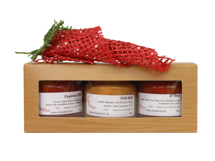 Drü mildi im Schachteli