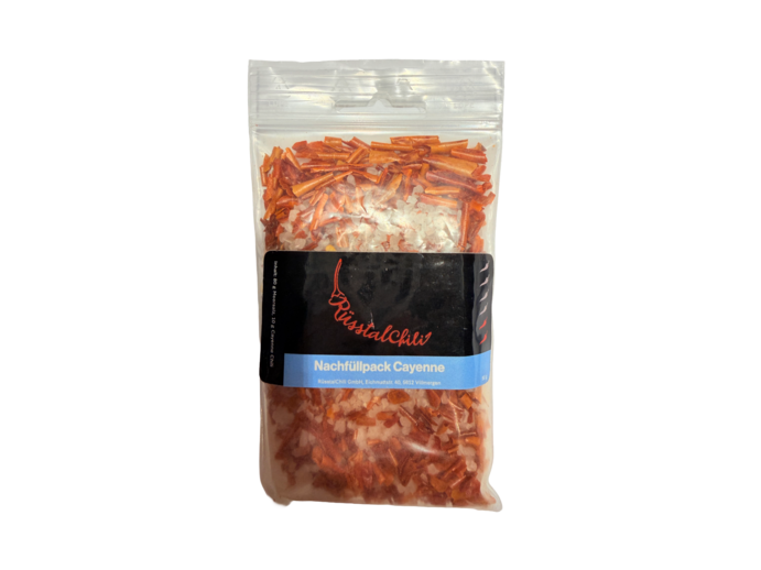 Nachfüllpackig für Salzmüli, Cayenne
